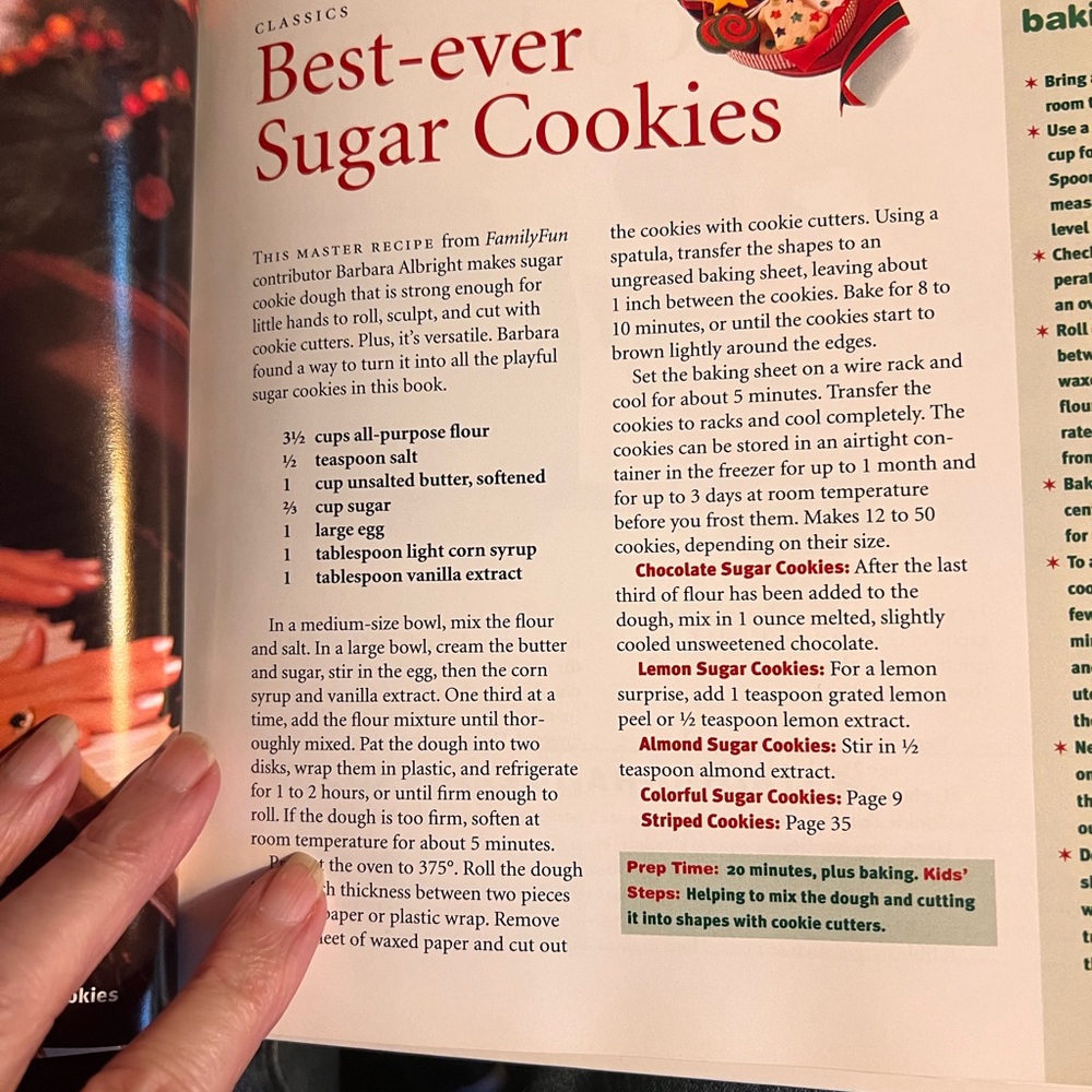 COOKIES FOR CHRISTMAS BOOK - Picture 4 of 8